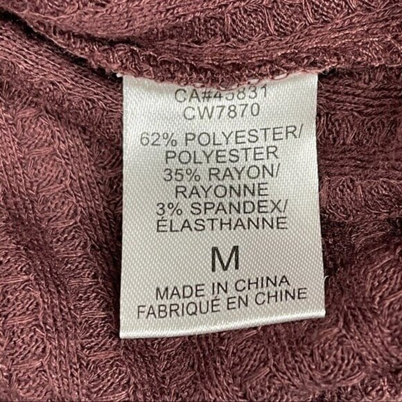 Chaser Waffle Knit Thermal Thumbhole Drop Shoulder Kanga Pocket Pullover Hoodie - Picture 4 of 8